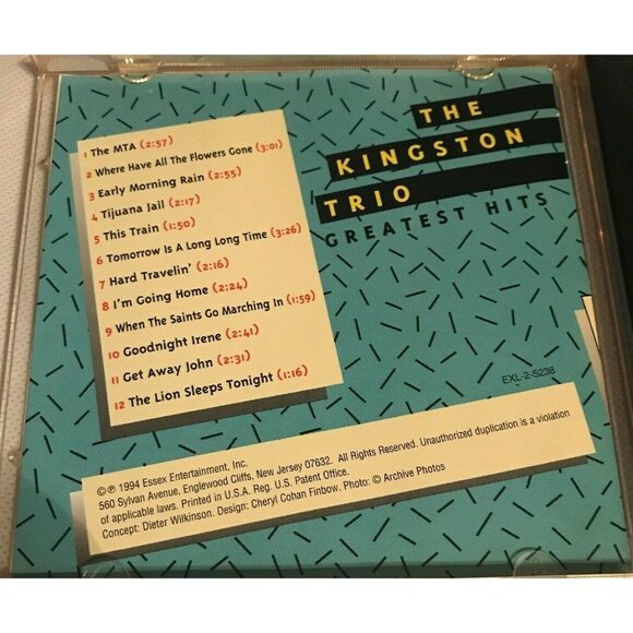 The Kingston Trio Greatest Hits CD - Picture 4 of 4
